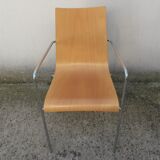 Series of 6 design armchairs 1980