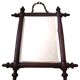 Miroir mural biseauté double face Ancien