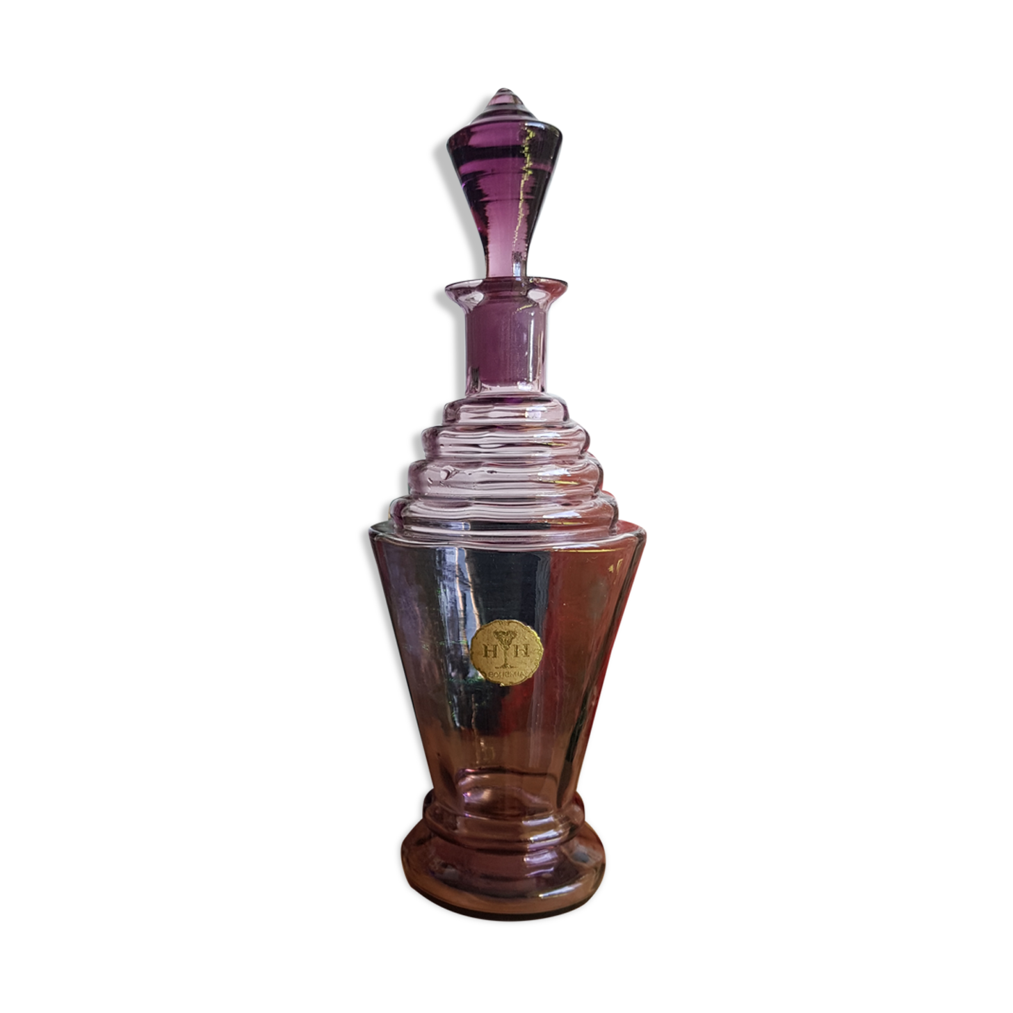 Bohemian glass decanter