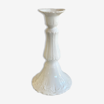 Antique porcelain candle holder