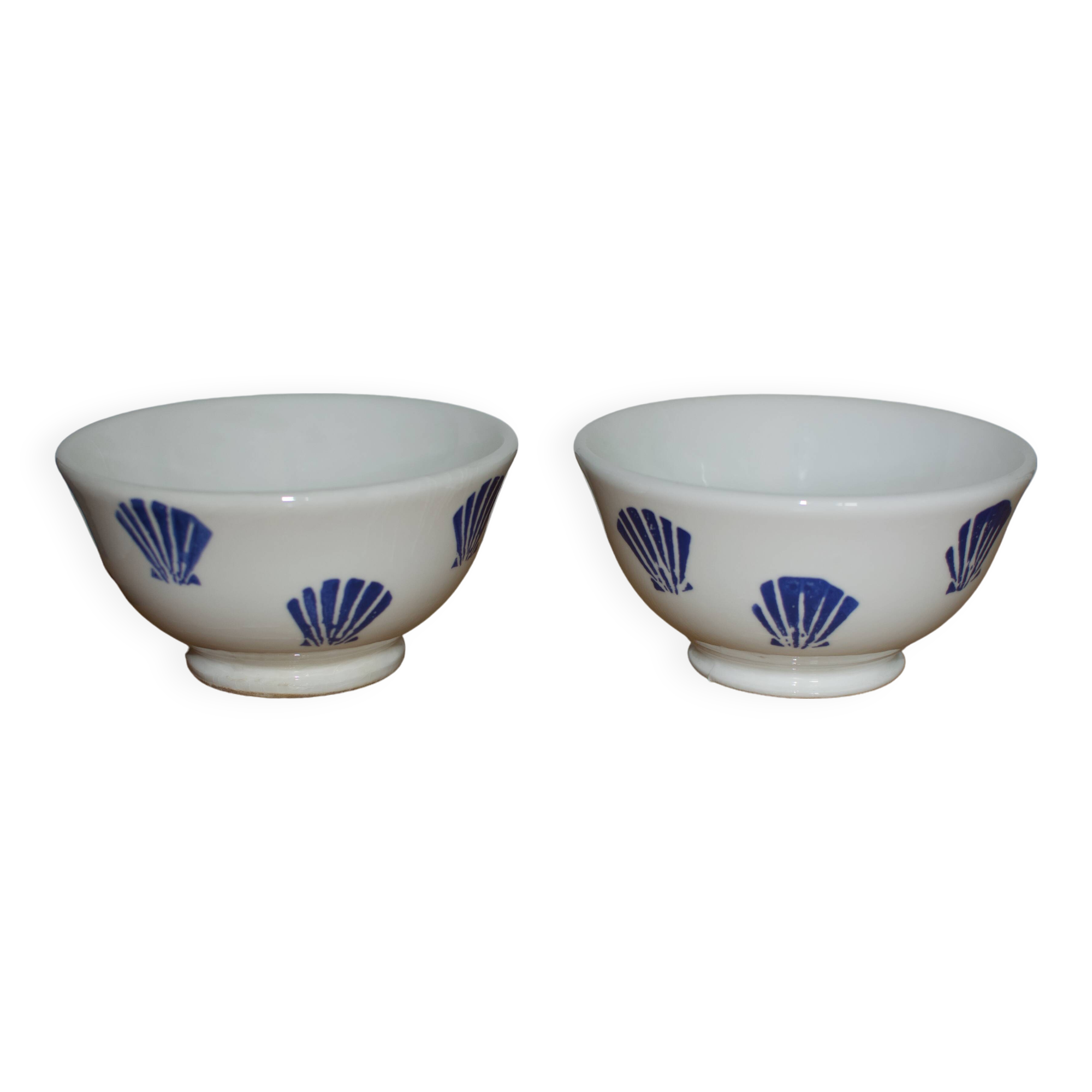 2 vintage Italian ceramic bowls Quadrifoglio