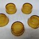 5 ramequins en verre marron Vereco