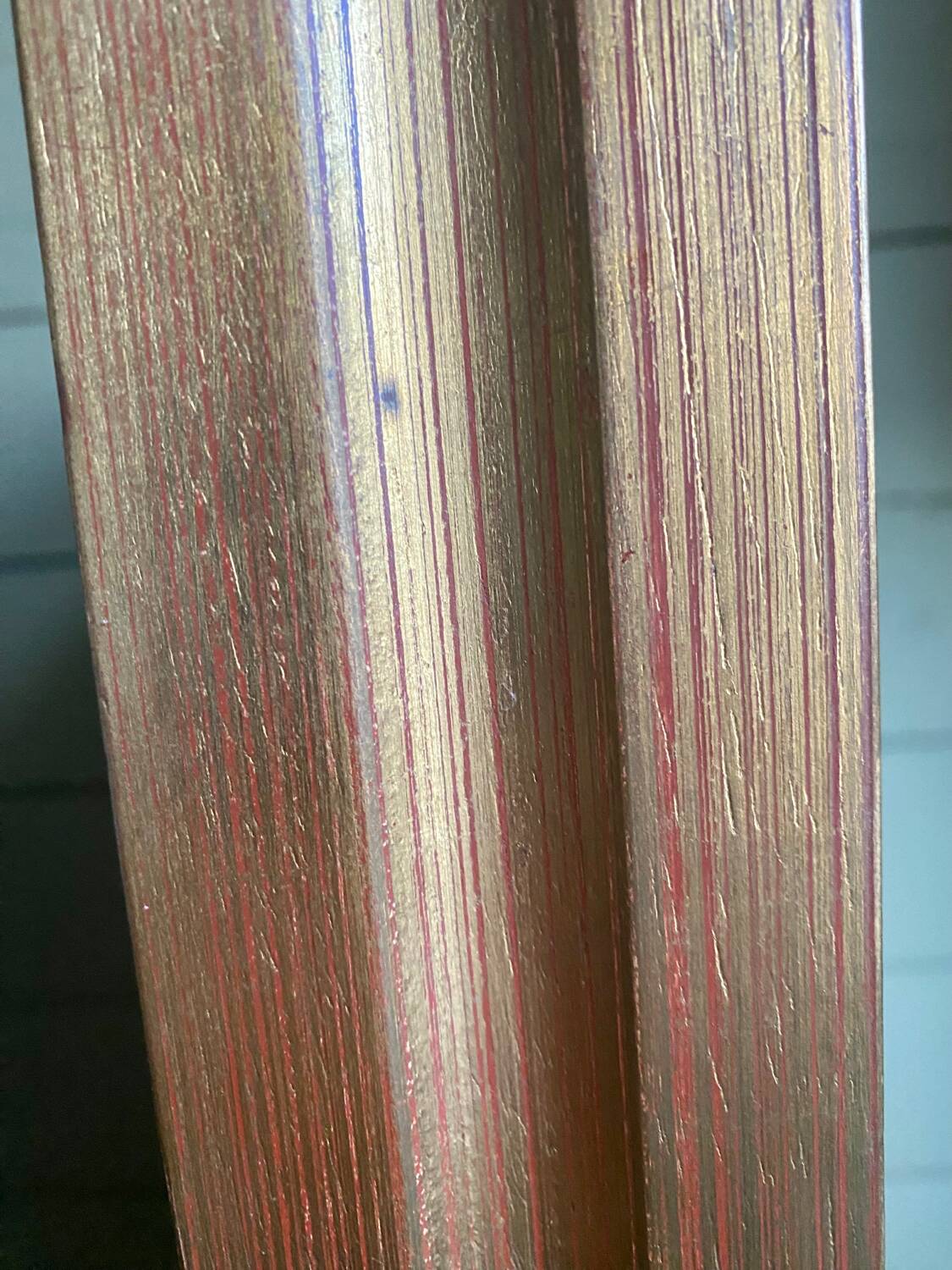 Large gilded wood mirror