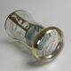 Glass vase with gold decorations, Belgium, 1930s
