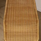 Vintage "Italia 100" model chair by Rotanhuis in woven wicker, 1950s