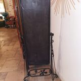 Iron psyche mirror wrought art nouveau 151x53cm