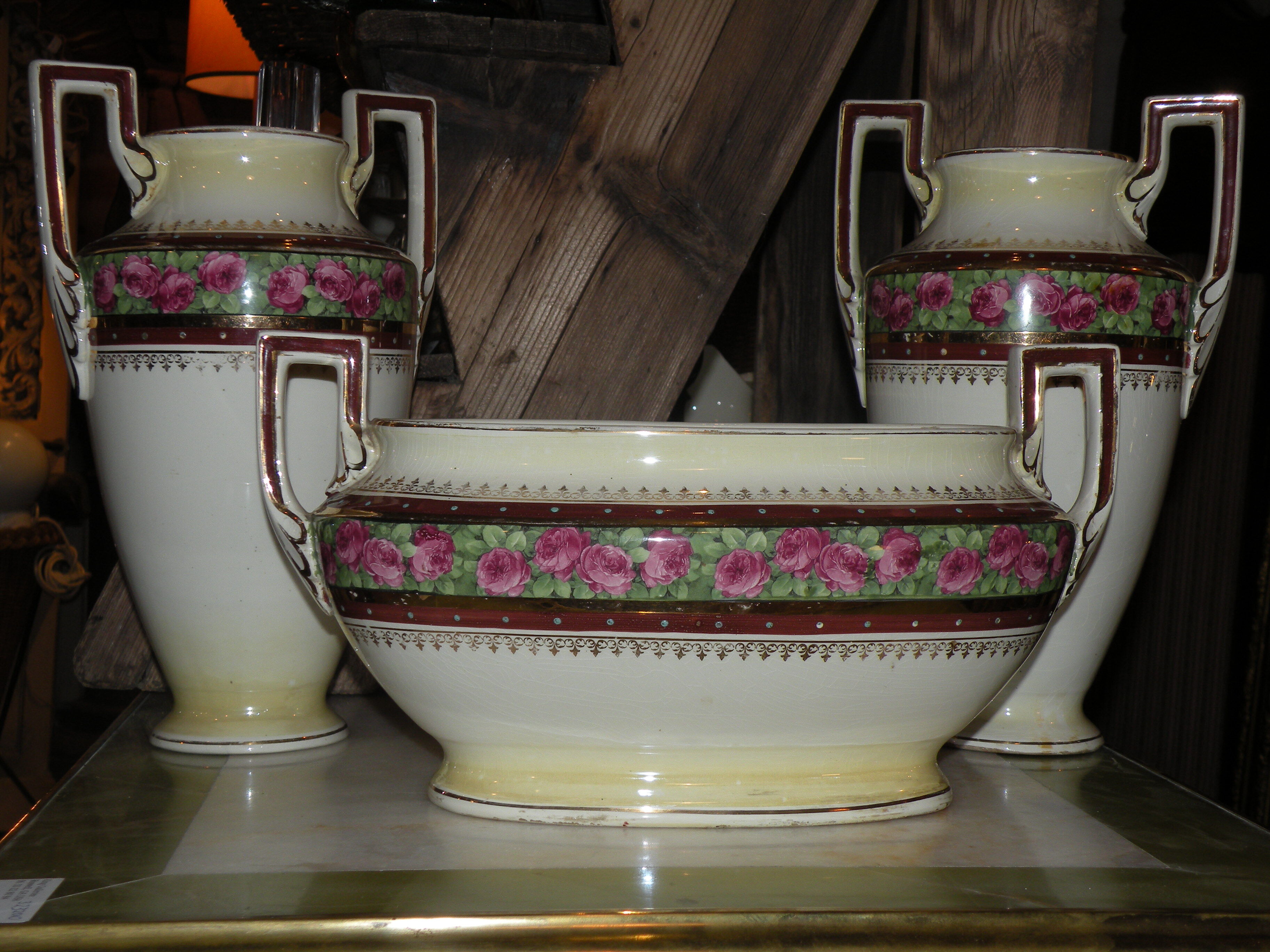 Belgian earthenware trim Boch La Louvière year 1930, 1940