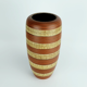 Vase allemand du milieu du siècle Duemler & Breiden modèle 166 30 décor en relief et rayures années 1950-1960 WGP