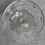 Set of 10 small vintage glass ice cream bowls.