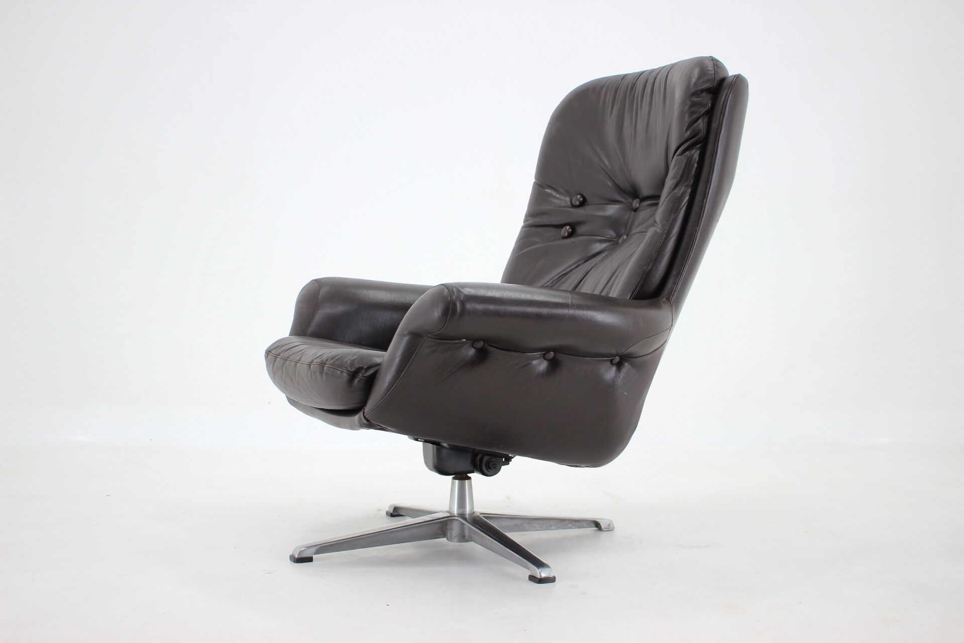 1970's Scandinavian Leather Armchair