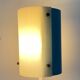 Vintage lamp 50s-60s metal sky blue and plexiglass
