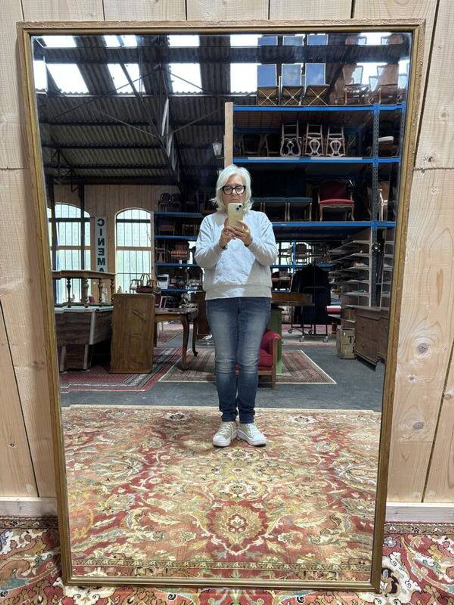Miroir Louis XVI biseaute ancien