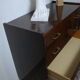 Commode vintage laquée en noyer