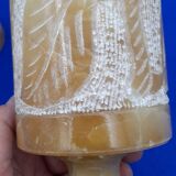 Alabaster bedside lamps