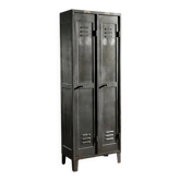 Armoire industrielle vintage en métal, design, Italie, années 1960