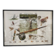 Tableau Image d'Épinal "La Pêche à la Mouche" Olivier Claudon