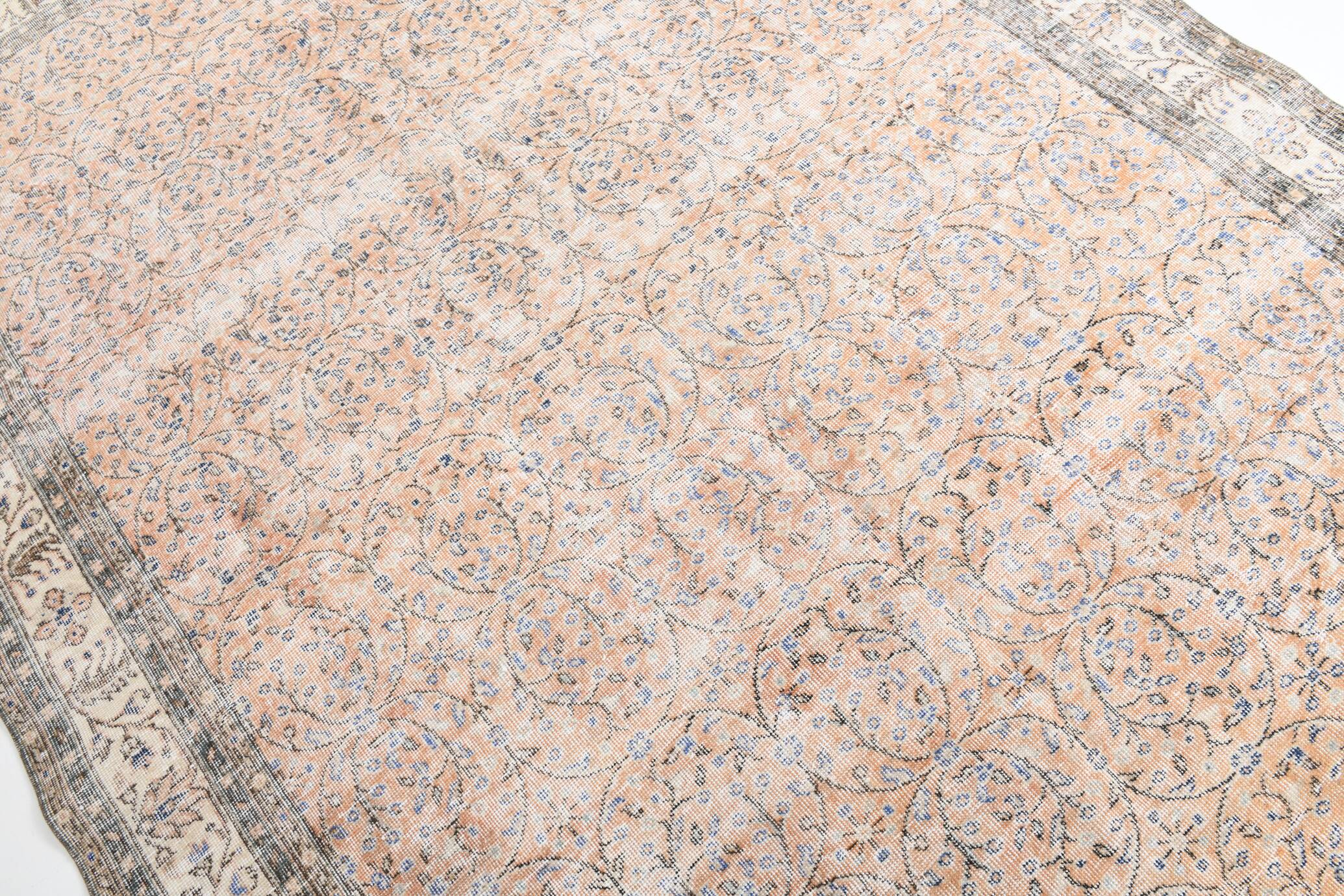 7x11 Shades Of Tan Beige Persian Rug, 220x335Cm