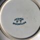 6 Badonviller soup plates Jasmin model