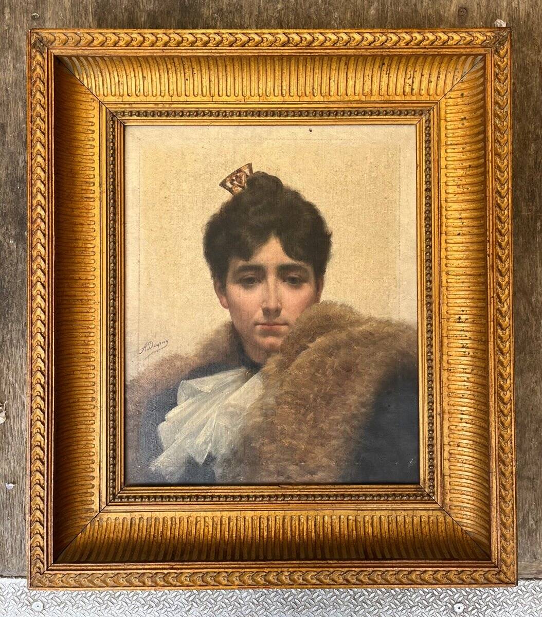 Portrait d'une femme française du XIXe siècle