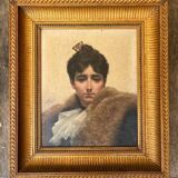 Portrait d'une femme française du XIXe siècle