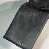 "Lounge Chair model 'Skye' Tjord Björklund for Ikea (1985, black leather)"