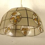 Mother-of-pearl and brass suspension