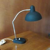 Aluminor black metal vintage desk lamp