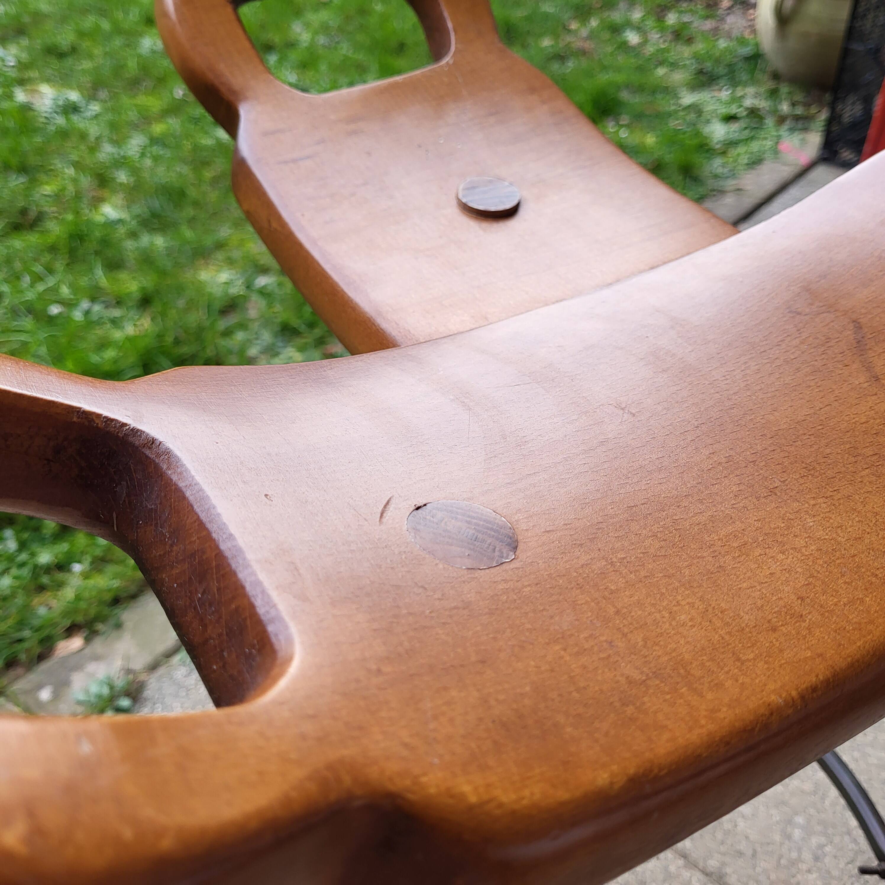 Bar stool, brutalist, Carl Malmsten