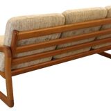 Holstebro deense vintage teak bank 'Karstoff'