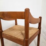 Pair of Carimate chairs by Vico Magistretti for Cassina 1960