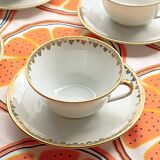 set of 6 Malbec and Treillard Frères cups from the 1950s