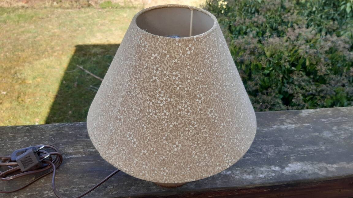 Terracotta ball lamp France 1970