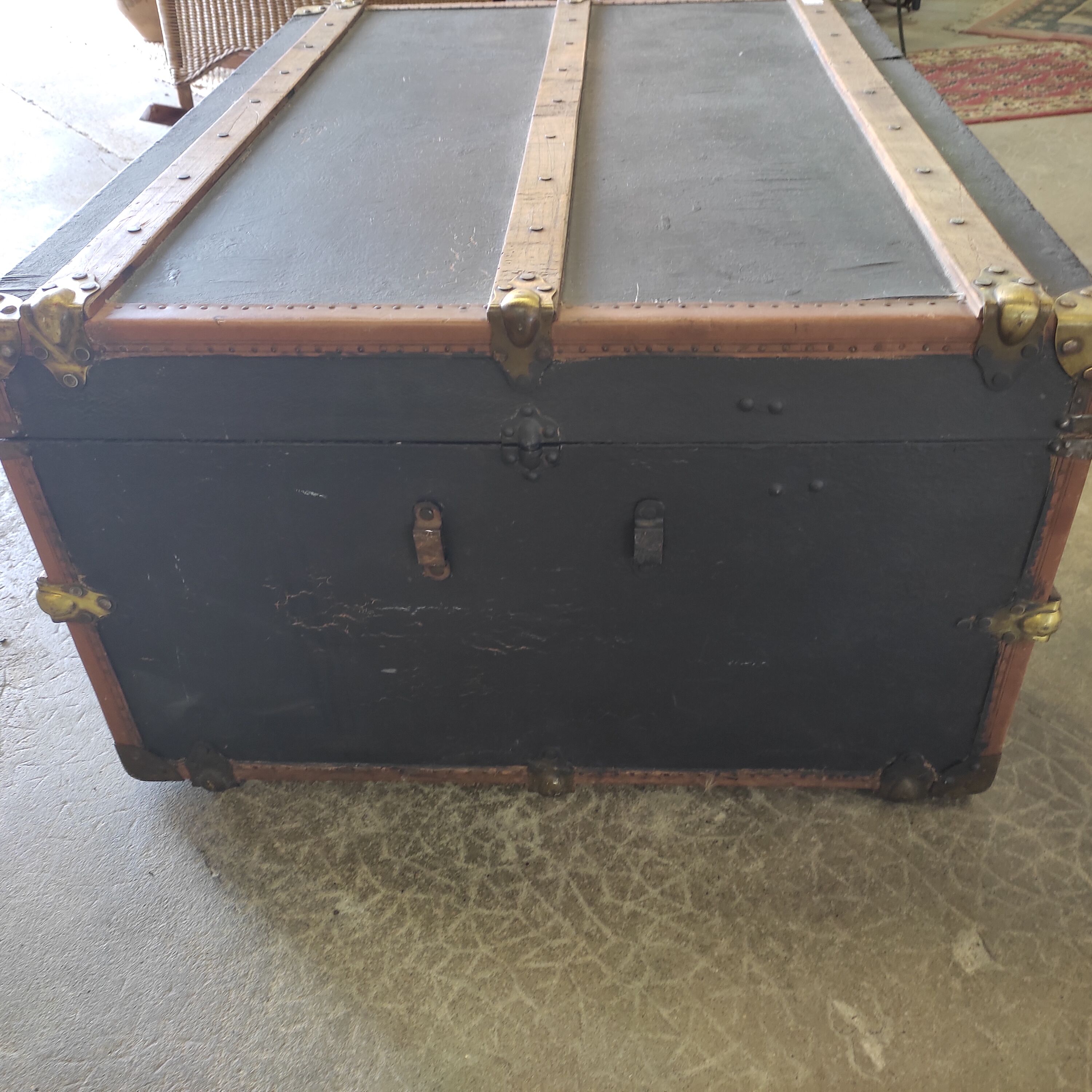 Large travel trunk