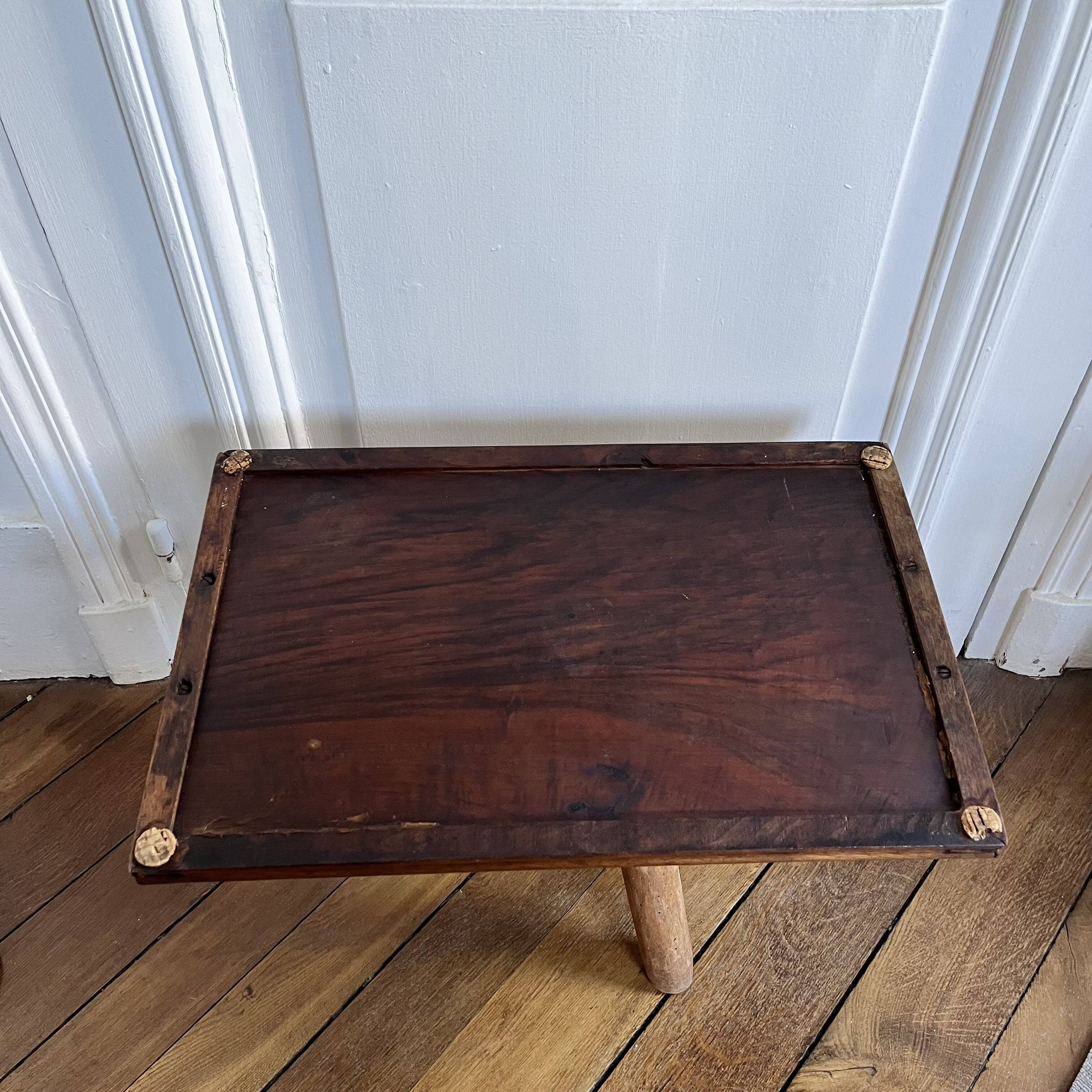Plateau vintage en bois