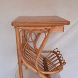 Rattan bedside