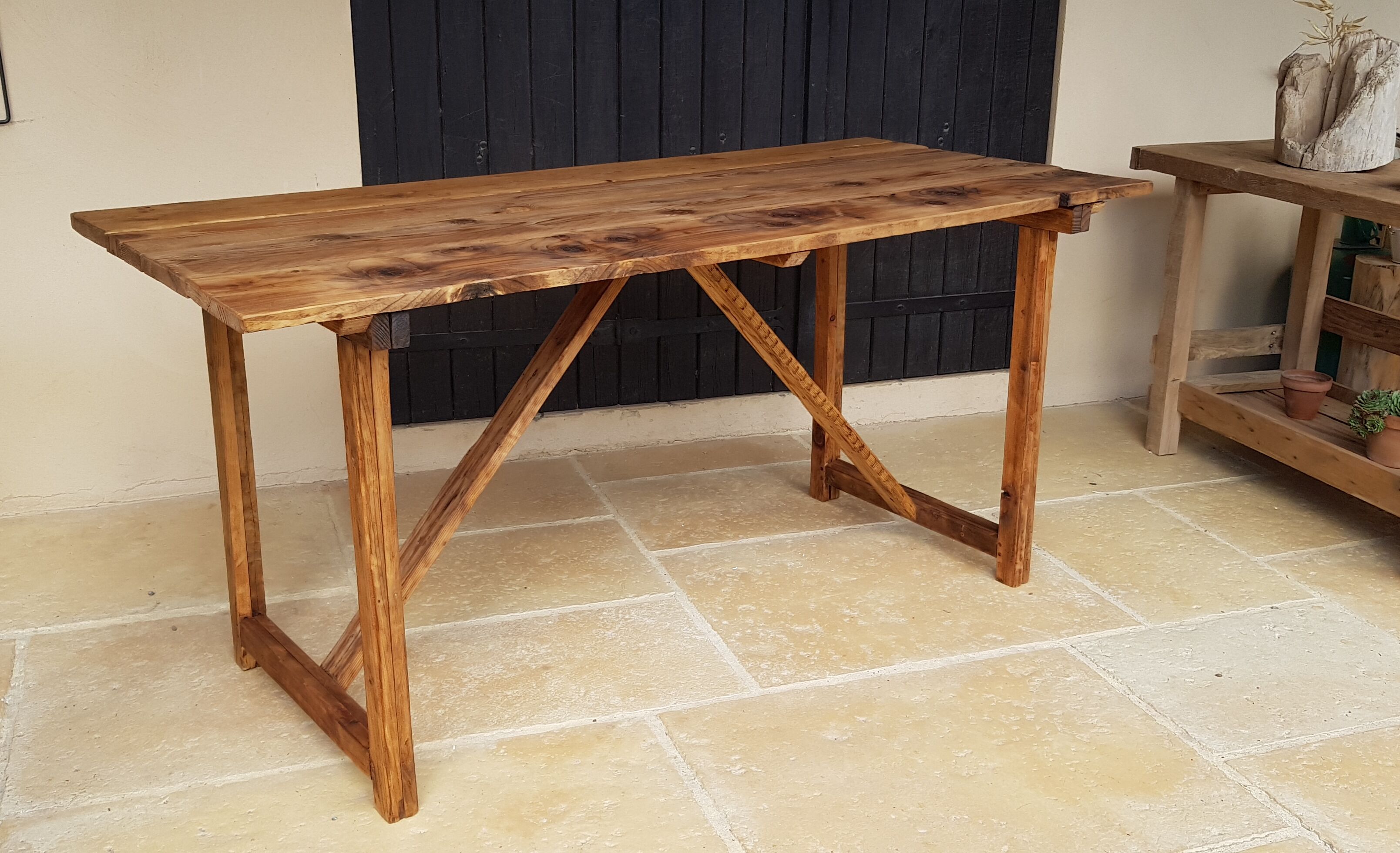 Ancienne table en sapin