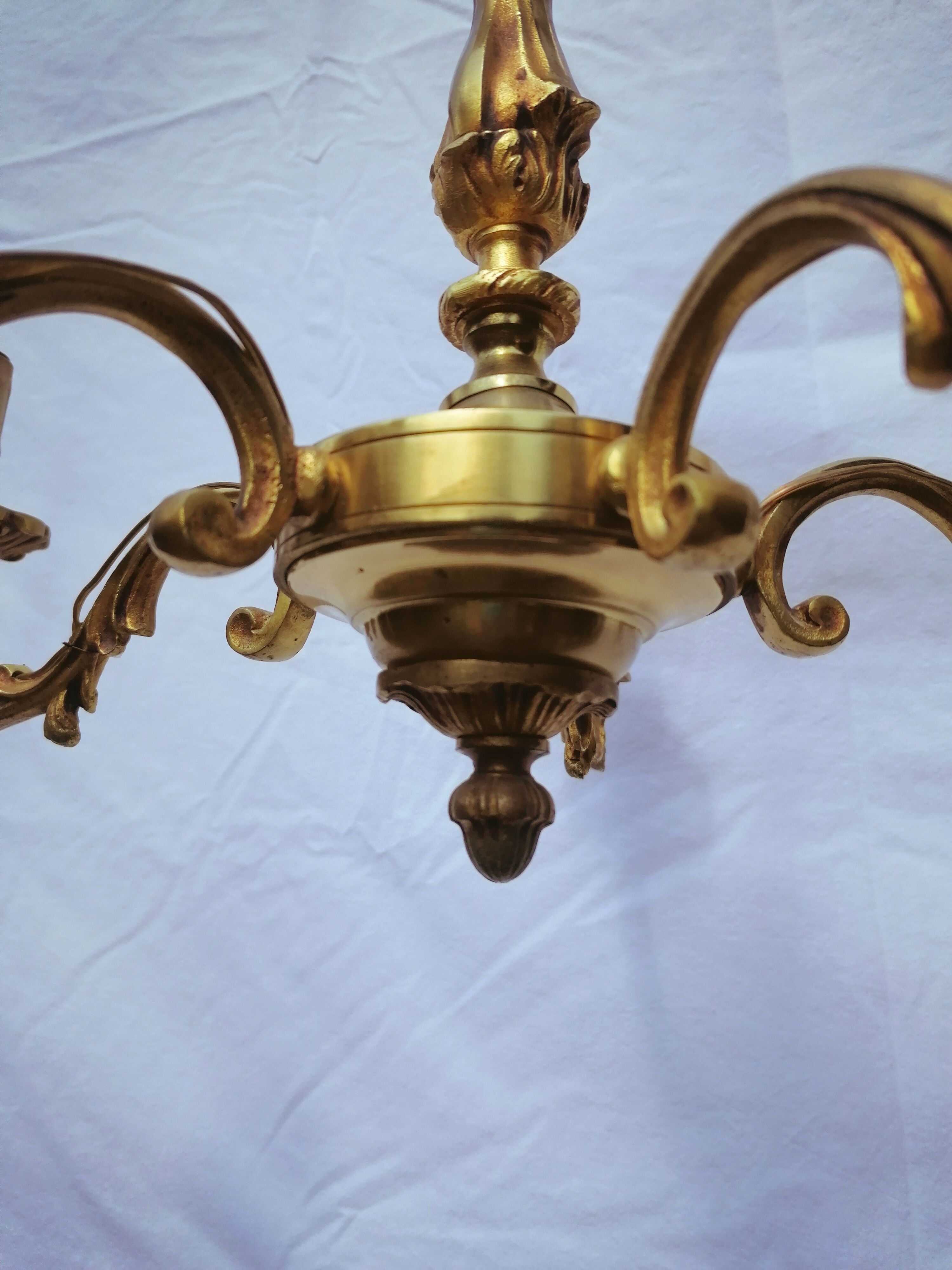 Bronze chandelier