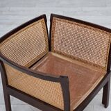 1970s, Danish design by Illum Wikkelsø, armchair model "Plexus", teak wood,