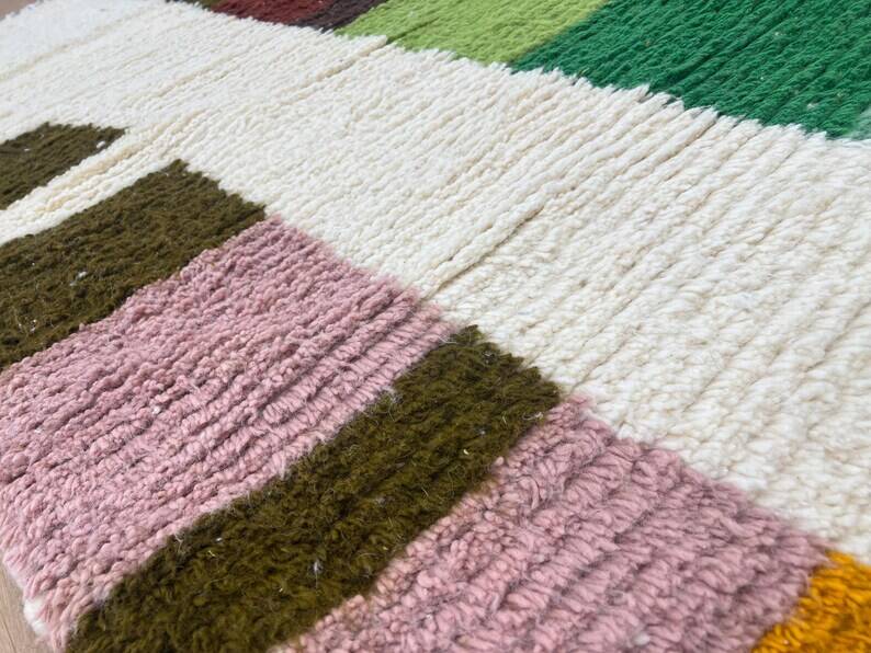 Handmade Berber rug 250cm x 100cm