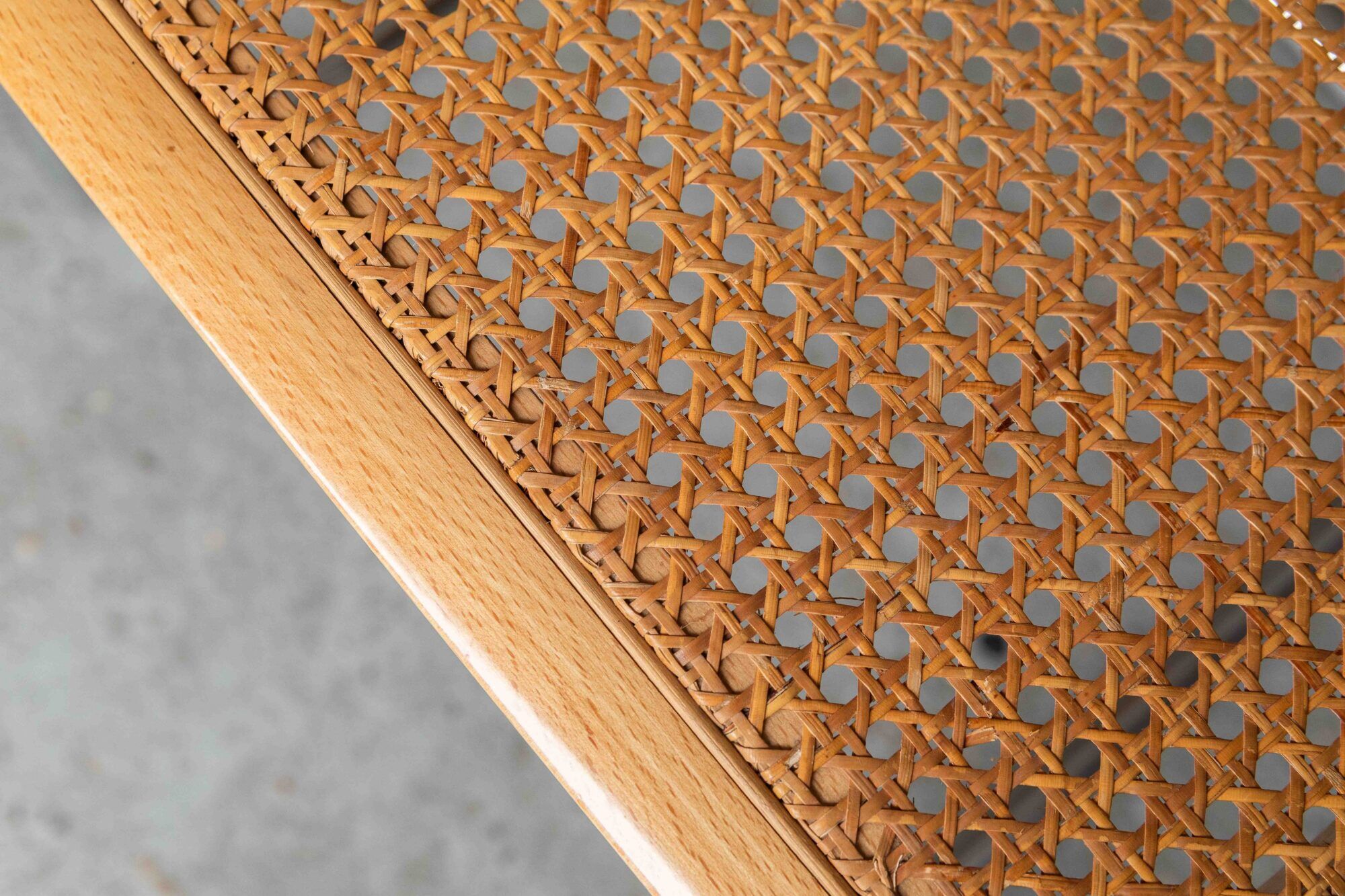 Set of 7 'Cesca' dining chairs by Marcel Breuer.