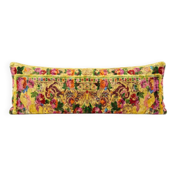 Housse de coussin velours vintage 41x122 cm