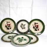 Antique plates from the Fenal Frères Pexonne factory.