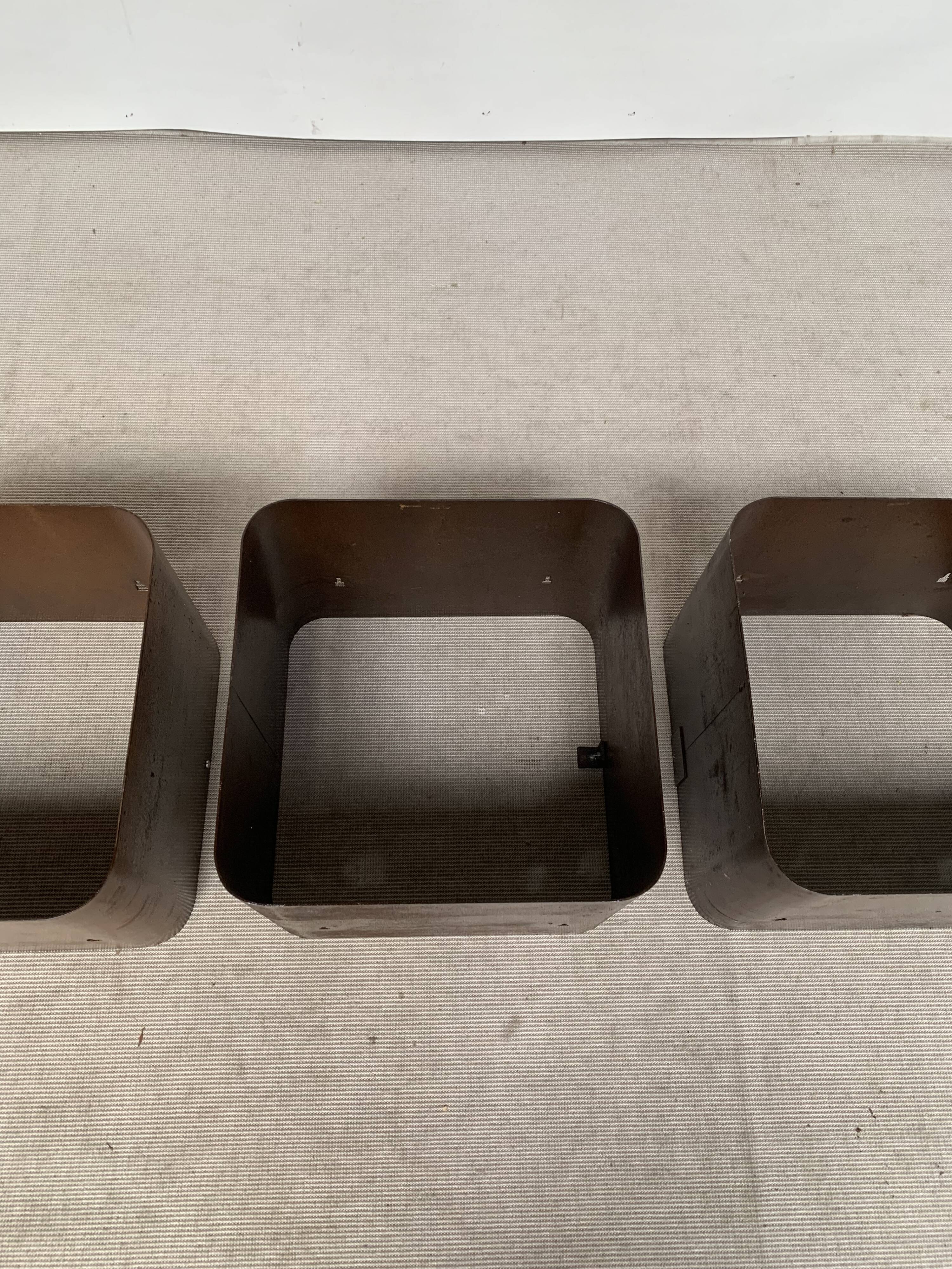 Space shelves boxes murale 1970 Belgium