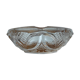 Vintage ashtray in pressed glass art deco floral pattern