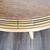 Table basse en rotin