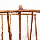 Brutalist wooden magazine rack 1950