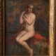 Peinture à l’huile de portrait nu