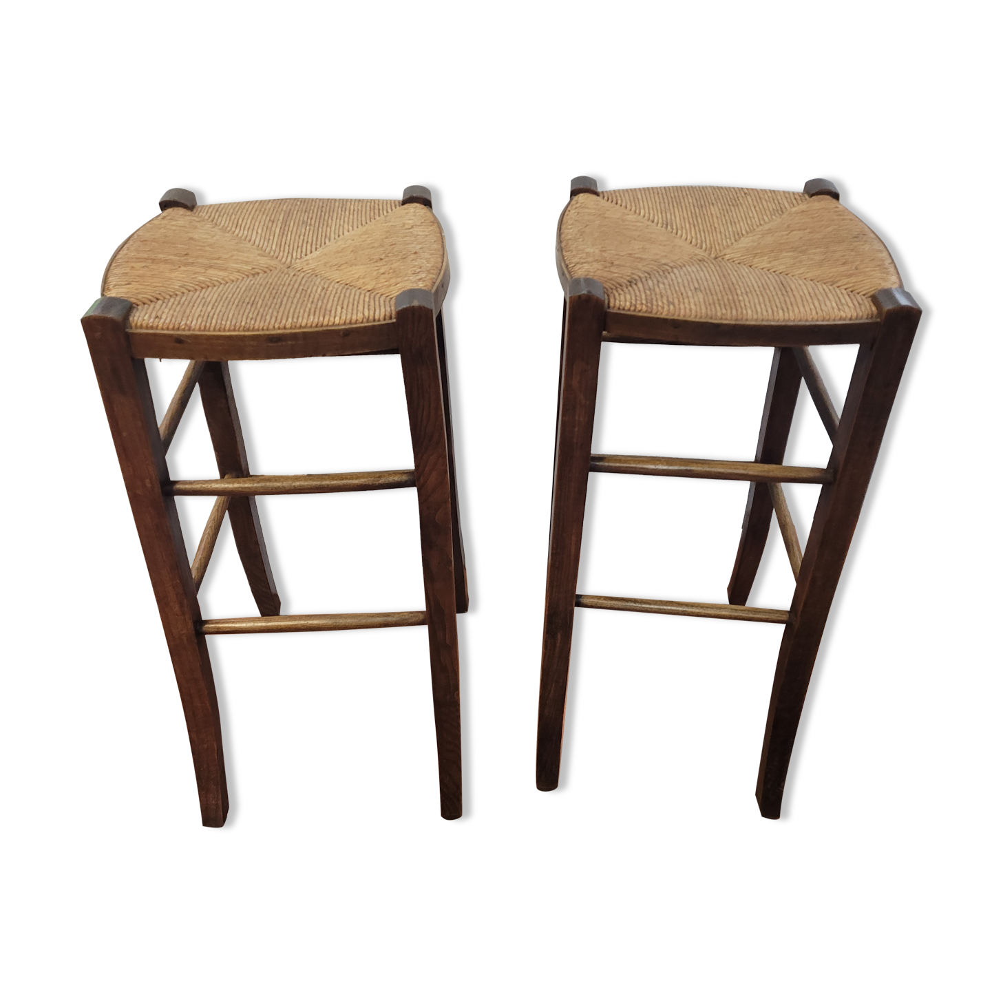 Pair of antique bar stools