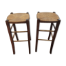 Pair of antique bar stools