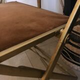 Velvet folding chairs
